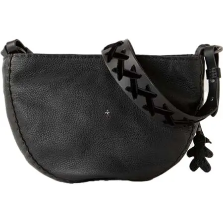 HENRY BEGUELIN(エンリーベグリン) BAG SUSY S Ricamo mat.bovine printed CERVO/NERO MULTI OMINO