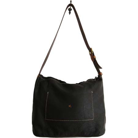 HENRY CUIR(アンリークイール) Pre-Owned Shoulder Bag – Black