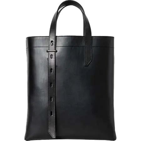 HERGOPOCH(エルゴポック) ベジタブルタンニンレザー スリムトートバッグ