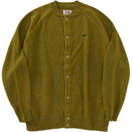 HIGH STANDARD(ハイスタンダード) アクリル クルーカーディガン Wポケット