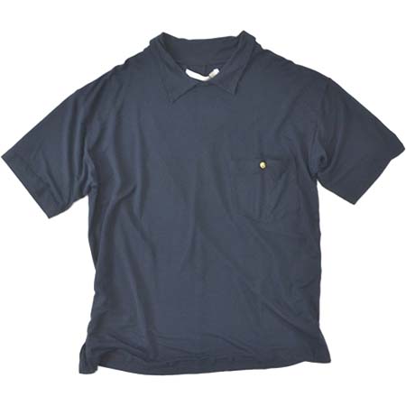 HONOR GATHERING(オナーギャザリング) dry paper knit pullover polo