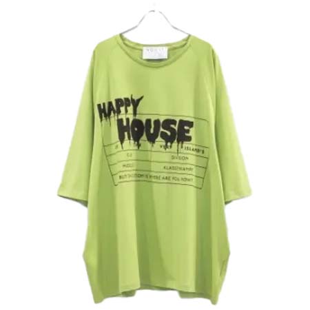 HOUSE OF THE VERY ISLAND’S(ハウスオブザベリーアイランズ) OVERSIZE TEE WITH LOGO(GREEN)