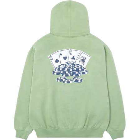 HUF(ハフ) HOLD EM FULL ZIP HOODIE