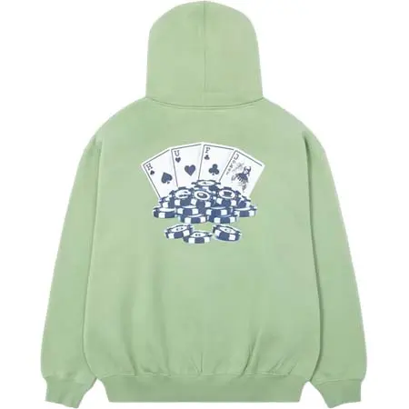 HUF(ハフ) HOLD EM FULL ZIP HOODIE