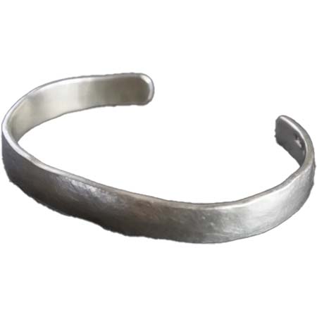 市松(イチマツ) silver 1000つや消し 5㎜バングル