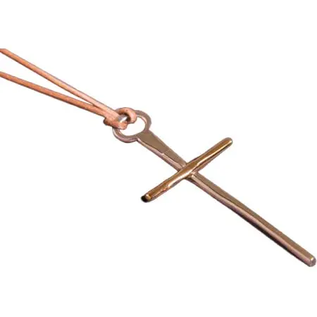 市松(イチマツ) K14 (champagne yellow) × silver クロスネックレス