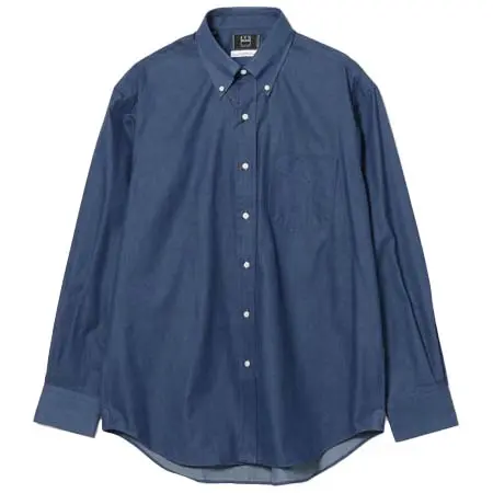 IKEBEHAR(アイクベーハー) 85040 Denim Button Down Shirt
