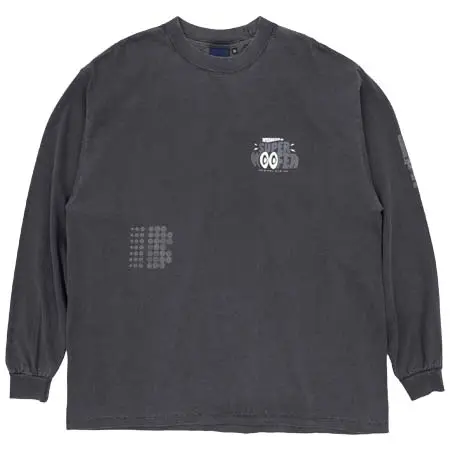 INTERBREED(インターブリード) Super Woofer Promo LS tee / Washed Black