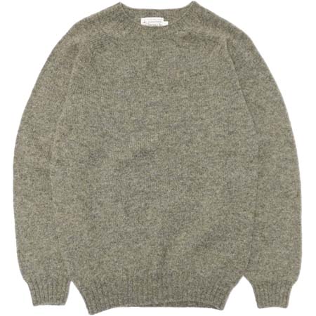 INVERALLAN(インバーアラン) Crew Neck Saddle Shoulder Sweater