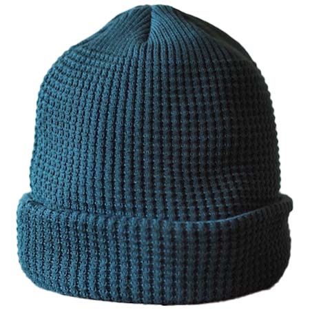 ISLAND KNIT WORKS(アイランドニットワークス) Andy / 変形鹿の子柄 Cotton Knit Cap