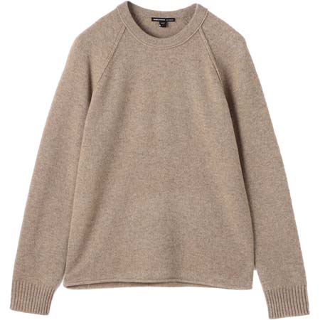 JAMES PERSE(ジェームスパース) リサイクルカシミヤ ラグランスリーブプルオーバー MRBC3718