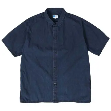 JAPAN BLUE JEANS(ジャパンブルージーンズ) C/N Typewriter S/S Shirt コットンナイロンタイプライター