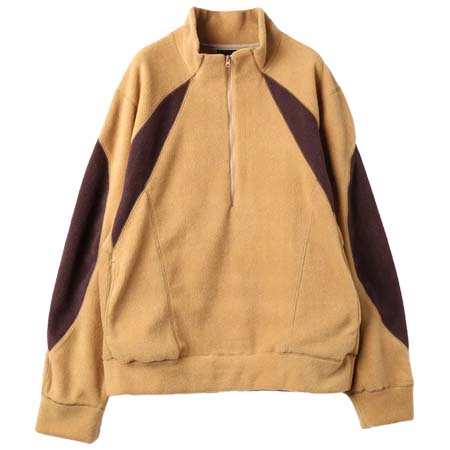 Jieda(ジエダ) SWITCHING FLEECE HALF ZIP L/S