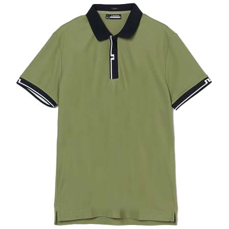 J.LINDEBERG(ジェイリンドバーグ) JLロゴリブカフス半袖ポロ