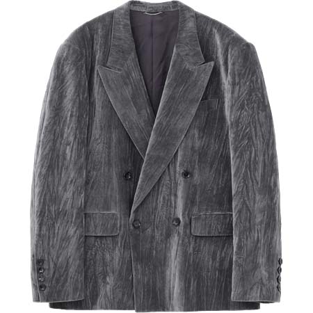 JOHN LAWRENCE SULLIVAN(ジョンローレンスサリバン) Velvet double breasted jacket