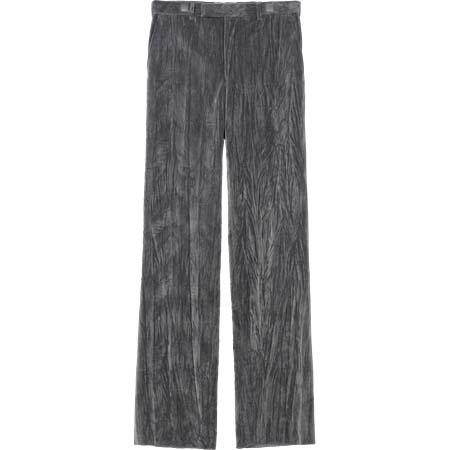 JOHN LAWRENCE SULLIVAN(ジョンローレンスサリバン) Velvet straight trousers