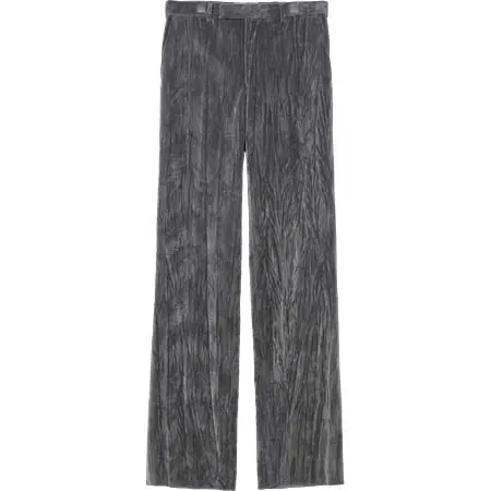 JOHN LAWRENCE SULLIVAN(ジョンローレンスサリバン) Velvet straight trousers