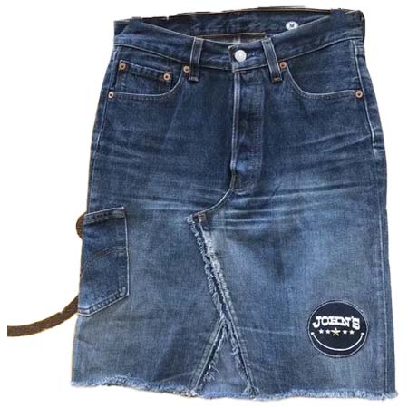 JOHN’S SURF(ジョンズクロージング) ALOHA DENIM × JOHN’S SMILE 501remake skirt short