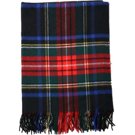 Johnstons(ジョンストンズ) 大判カシミヤ タータンチェックストール