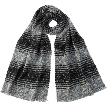 JOHNSTONS OF ELGIN(ジョンストンズオブエルギン) オンブレテクスチュアルスカーフ