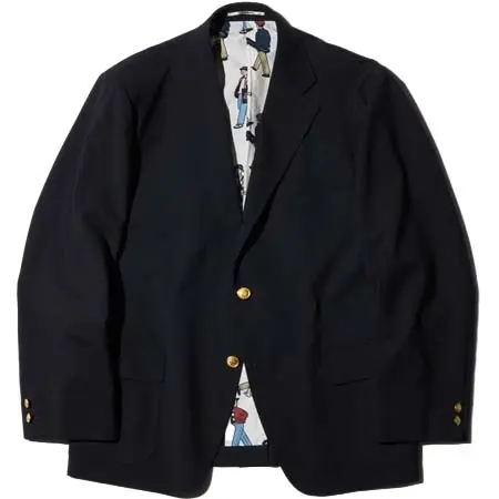 J.PRESS(ジェイプレス) ウールポリエステル トロピカル ブレザー / バギーフィット