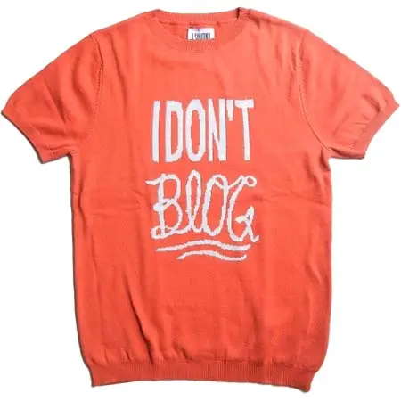 J.SABATINO(ジェイサバティーノ) I DONT BLOG SUMMER KNIT