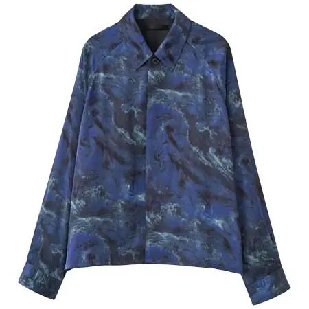 juha(ユハ) ABSTRACT STONE SHORT JACKET