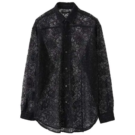 juha(ユハ) GLITTER LACE L/S SHIRT