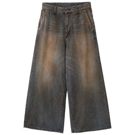 juha(ユハ) RUST WIDE DENIM PANTS