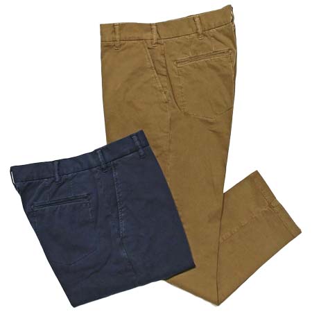 J.W.BRINE(ジェイダブリューブライン) コットンストレッチ ガーメントダイ チノパンツ