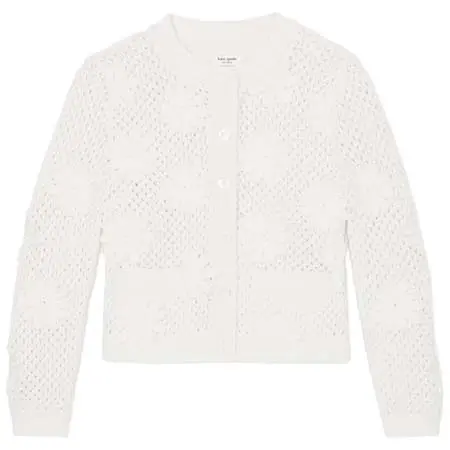 Kate spade new york(ケイトスペードニューヨーク) デイジー クロッシェ カーディガン