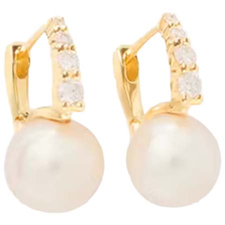 Kate spade new york(ケイトスペードニューヨーク) ケイト・スペード ファイン メント トゥ ビー パール＆ダイヤモンド ハギー