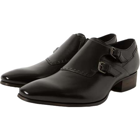 KATHARINE HAMNETT(キャサリンハムネット) [抗菌・抗ウイルス]ダブルモンク ドレススリッポンシューズ