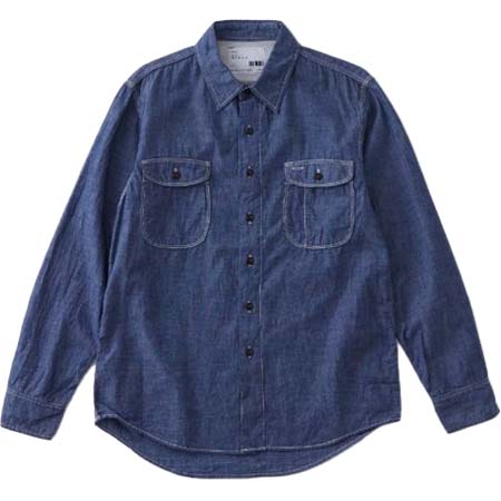 KATO(カトー) シャンブレーワークシャツ