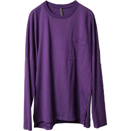 KAZUYUKI KUMAGAI(カズユキクマガイ) ロイヤルオーガニックコンパクト天竺 クルーネックドルマンL/S