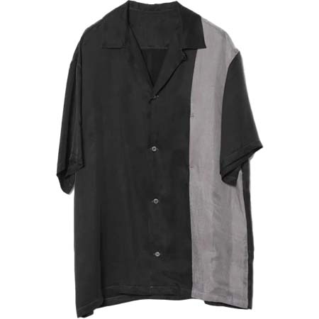 KAZUYUKI KUMAGAI(カズユキクマガイ) キュプラツイル ラインシャツS/S