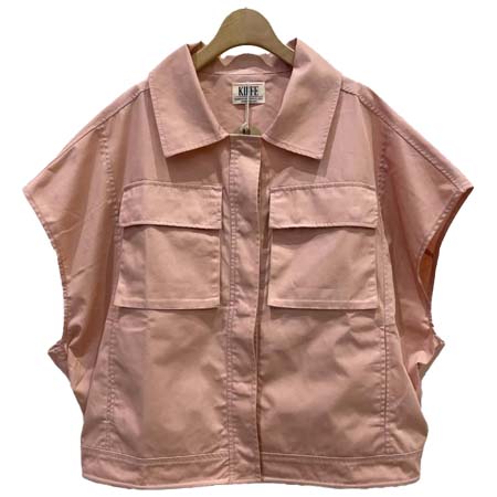 KIFFE(キッフェ) Sleeveless Military Shirt