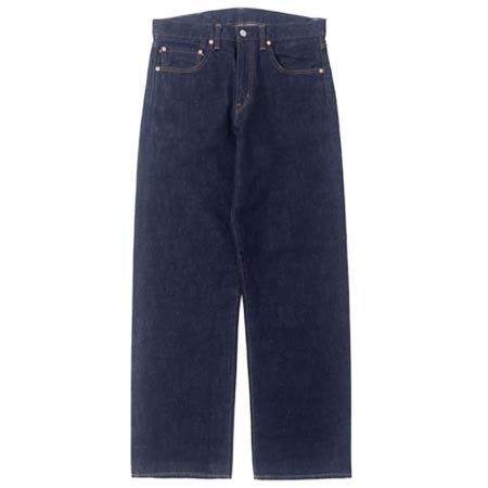 児島ジーンズ(コジマジーンズ) 15oz セルビッチパイプドワイドストレートデニム