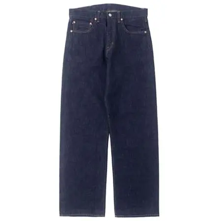 児島ジーンズ(コジマジーンズ) 15oz セルビッチパイプドワイドストレートデニム