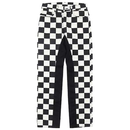 児島ジーンズ(コジマジーンズ) ブロックチェックモンキーコンボパンツ