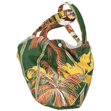 KONA BAY HAWAII(コナベイハワイ) 特製手提げバッグ ダイヤモンドヘッド グリーン