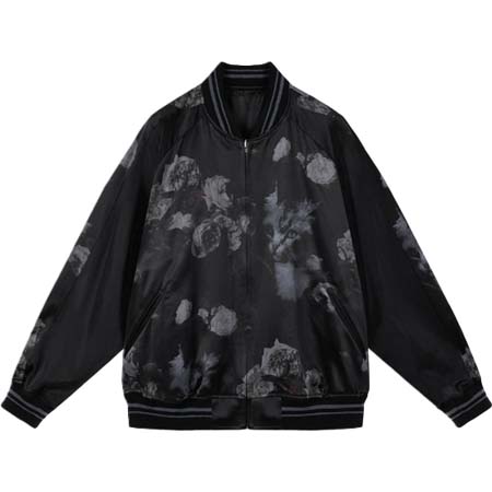 LAD MUSICIAN(ラッドミュージシャン) PAINT ROSE + CAT SOUVENIR JACKET