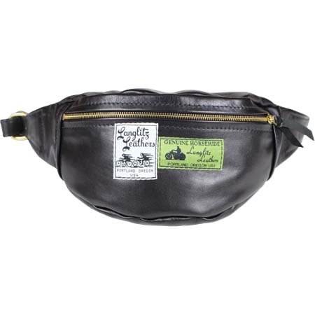 Langlitz Leathers(ラングリッツレザーズ) -Inside Pocket Waist Bag- BLACK
