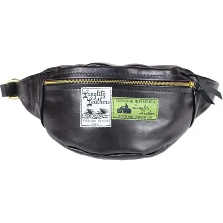 Langlitz Leathers(ラングリッツレザーズ) -Inside Pocket Waist Bag- BLACK
