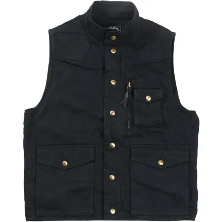 Langlitz Leathers(ラングリッツレザーズ) -B.D. Riding Vest- BLACK