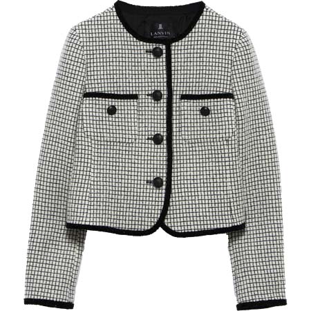 LANVIN(ランバン) ブロックツイードジャケット