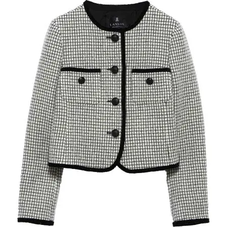 LANVIN(ランバン) ブロックツイードジャケット
