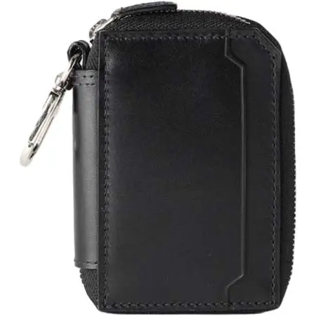 L’arcobaleno(ラルコバレーノ) フレンチカーフ スマートWキーケース BLACK