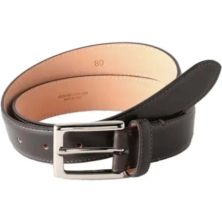 L’arcobaleno(ラルコバレーノ) 30mm フレンチカーフベルト D.BROWN