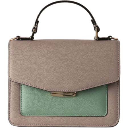 L’arcobaleno(ラルコバレーノ) Simona バッグ　TORTORA*MINT GREEN
